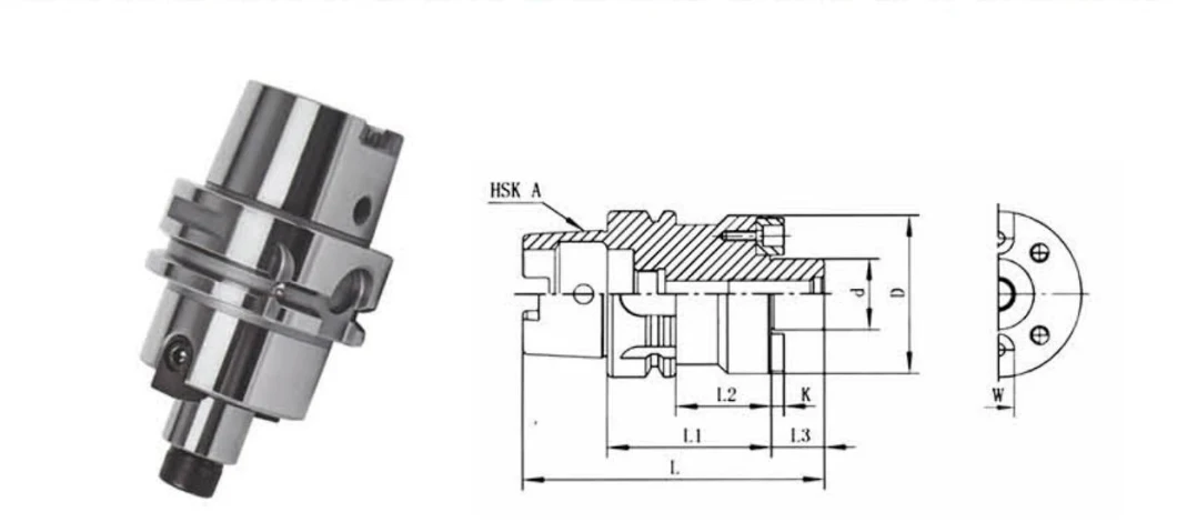 Hsk Face Mill Arbors Hsk Fmb Tool Holder