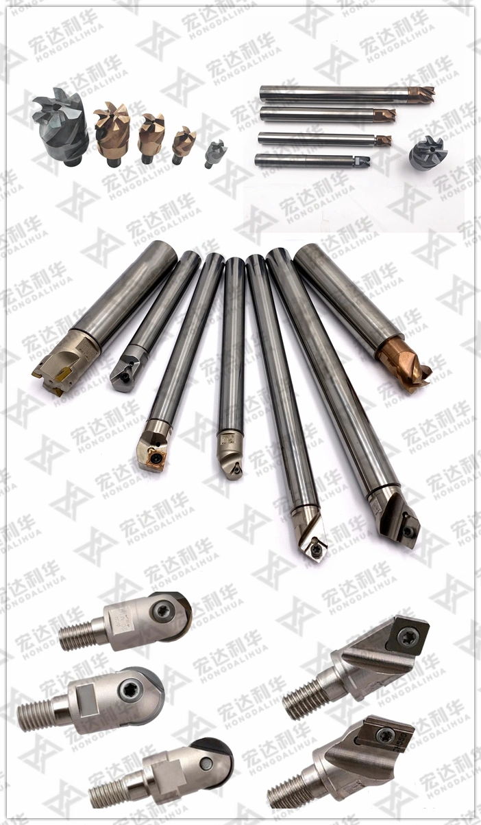 Long Life Tungsten Cemented Carbide Boring Bars Tool Holder with Milling Head