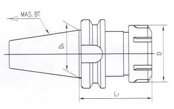 Shrink Fit Chuck - Milling Tool Holder of Bt Shank with PVD Coating for CNC Machine