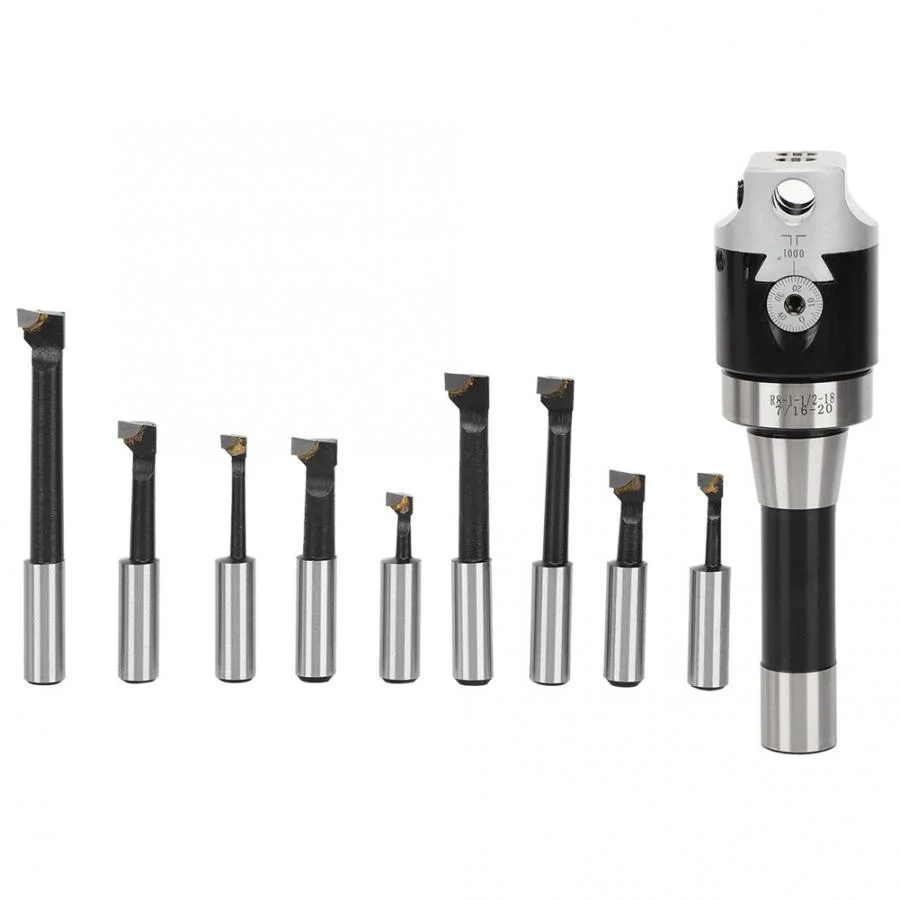 High Speed F1 Rough Boring Heads with Bt/Nt/R8/Mt Boring Shank Sets