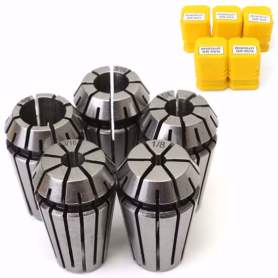 DIN6499b Precisión 0.005 mm 0.008 mm 0.015 mm Mandril de fresado Collet Er8 Er11 Er16 Collets Er32 Er40 Er50 Collets para Collet Chuck Portaherramientas Collets